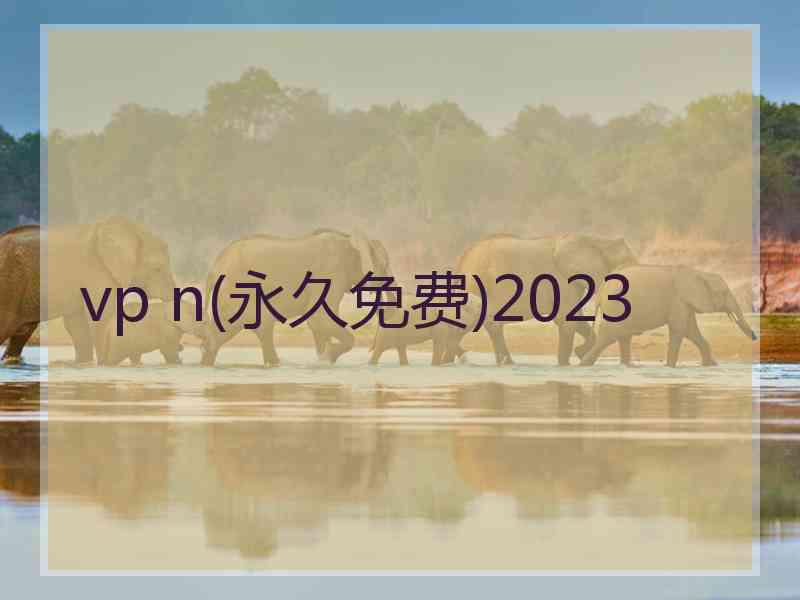 vp n(永久免费)2023