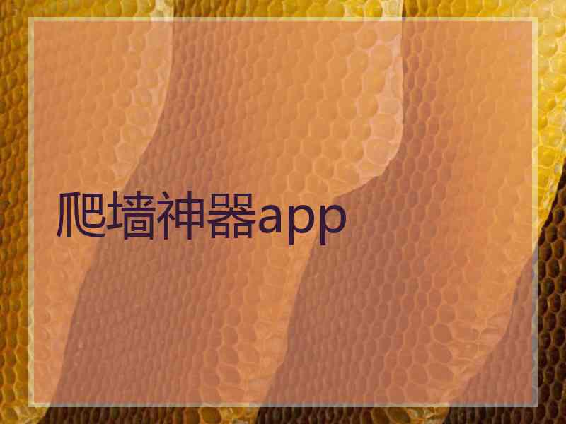 爬墙神器app