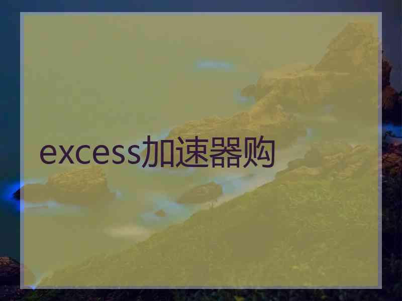 excess加速器购