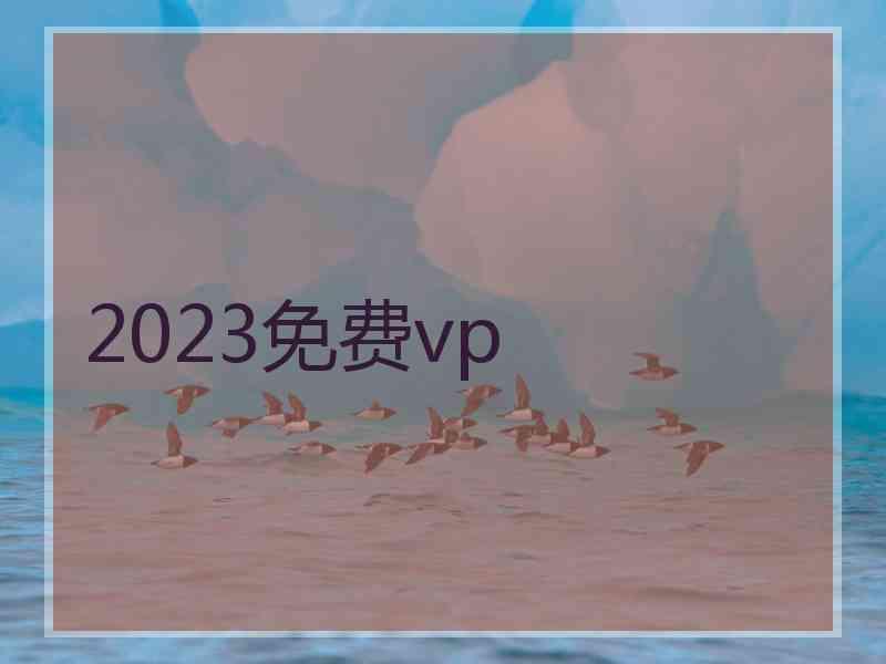 2023免费vp