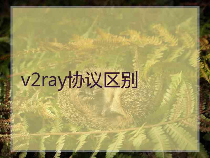 v2ray协议区别