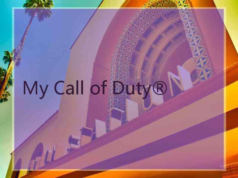 My Call of Duty®