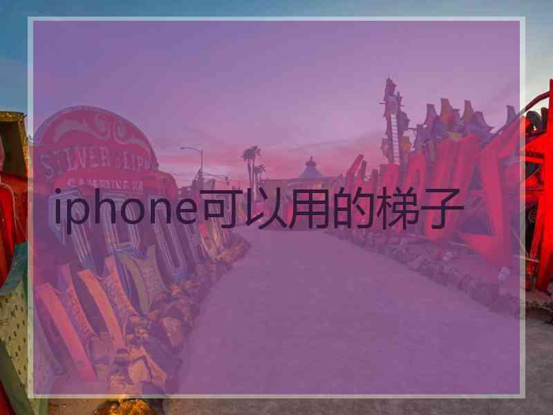 iphone可以用的梯子