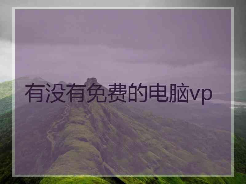 有没有免费的电脑vp