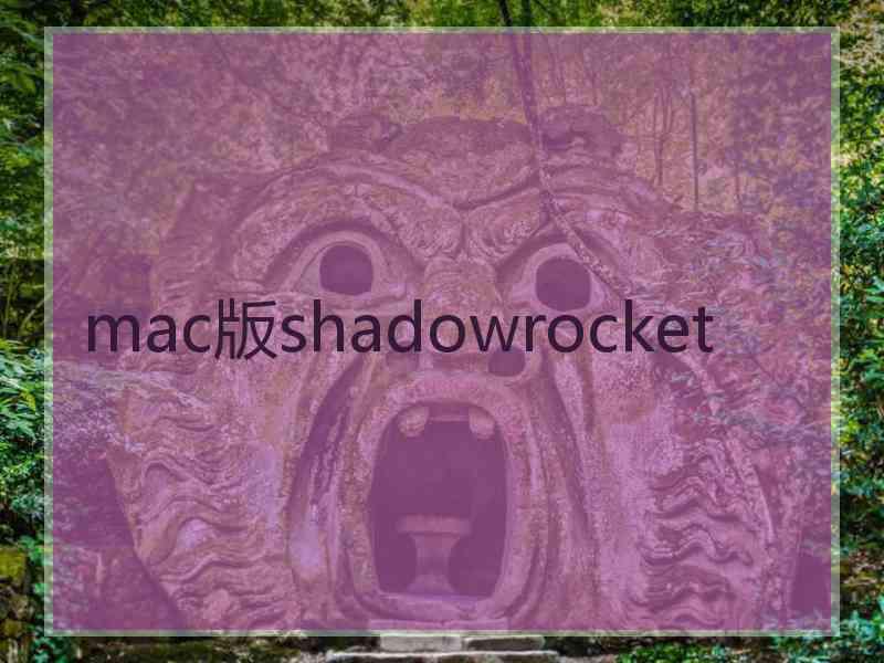 mac版shadowrocket