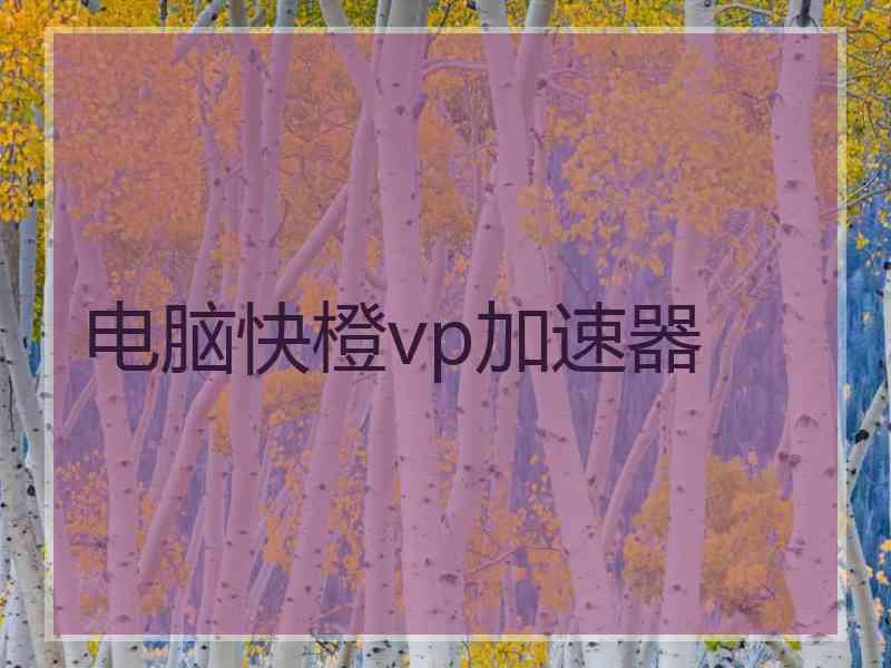 电脑快橙vp加速器