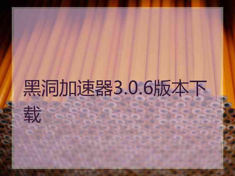 黑洞加速器3.0.6版本下载