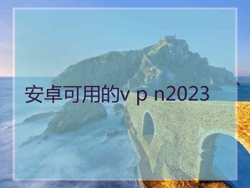 安卓可用的v p n2023