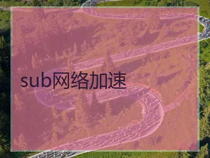 sub网络加速