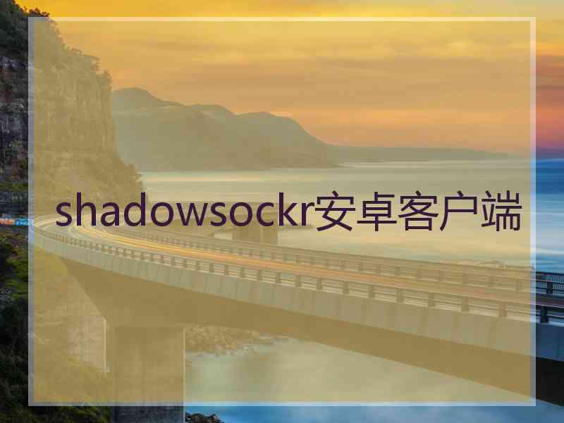 shadowsockr安卓客户端