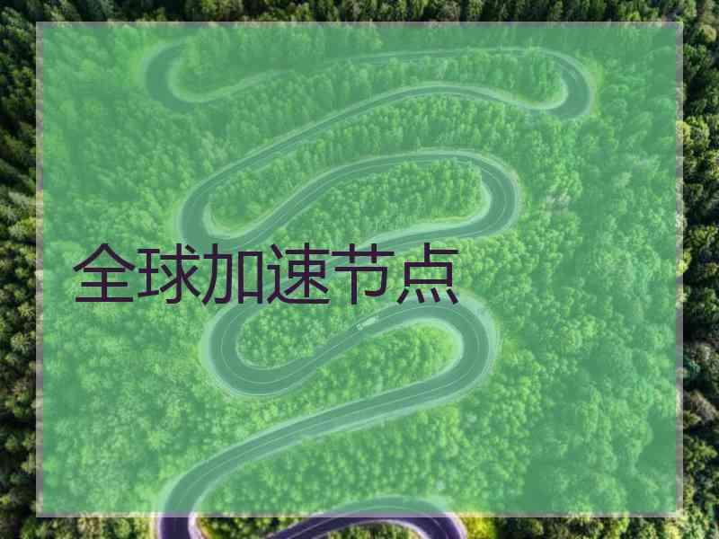 全球加速节点