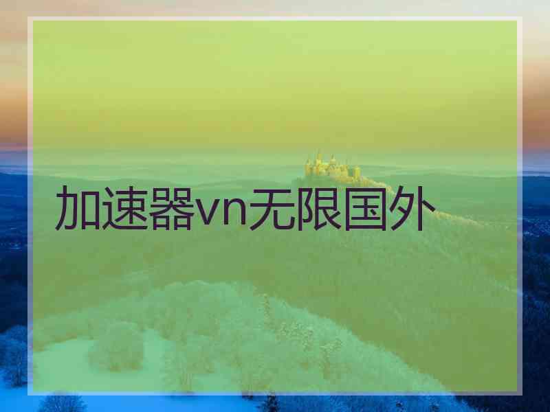 加速器vn无限国外